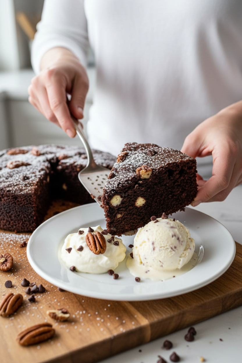 Irresistibly Rich Chocolate Brownie Cake to Satisfy Cravings