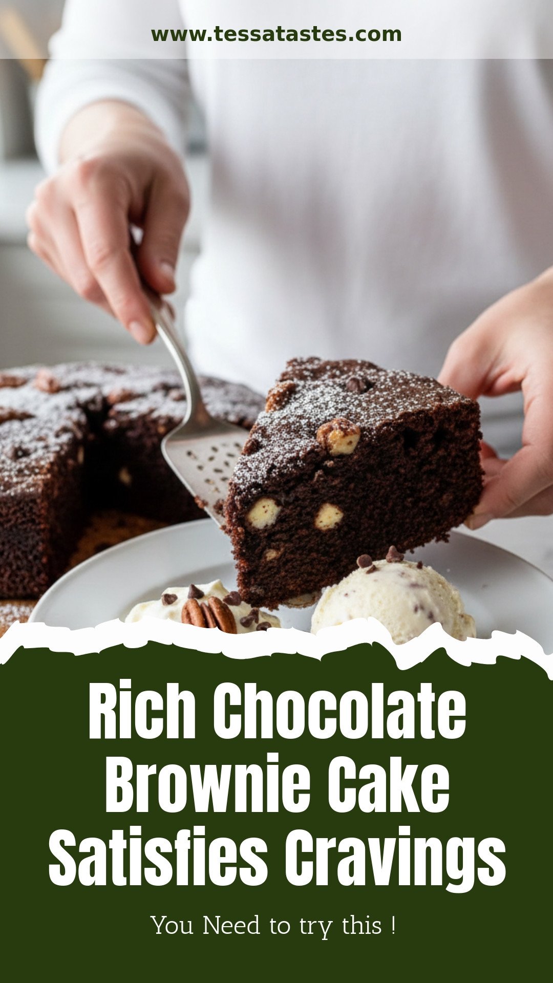 Irresistibly Rich Chocolate Brownie Cake to Satisfy Cravings