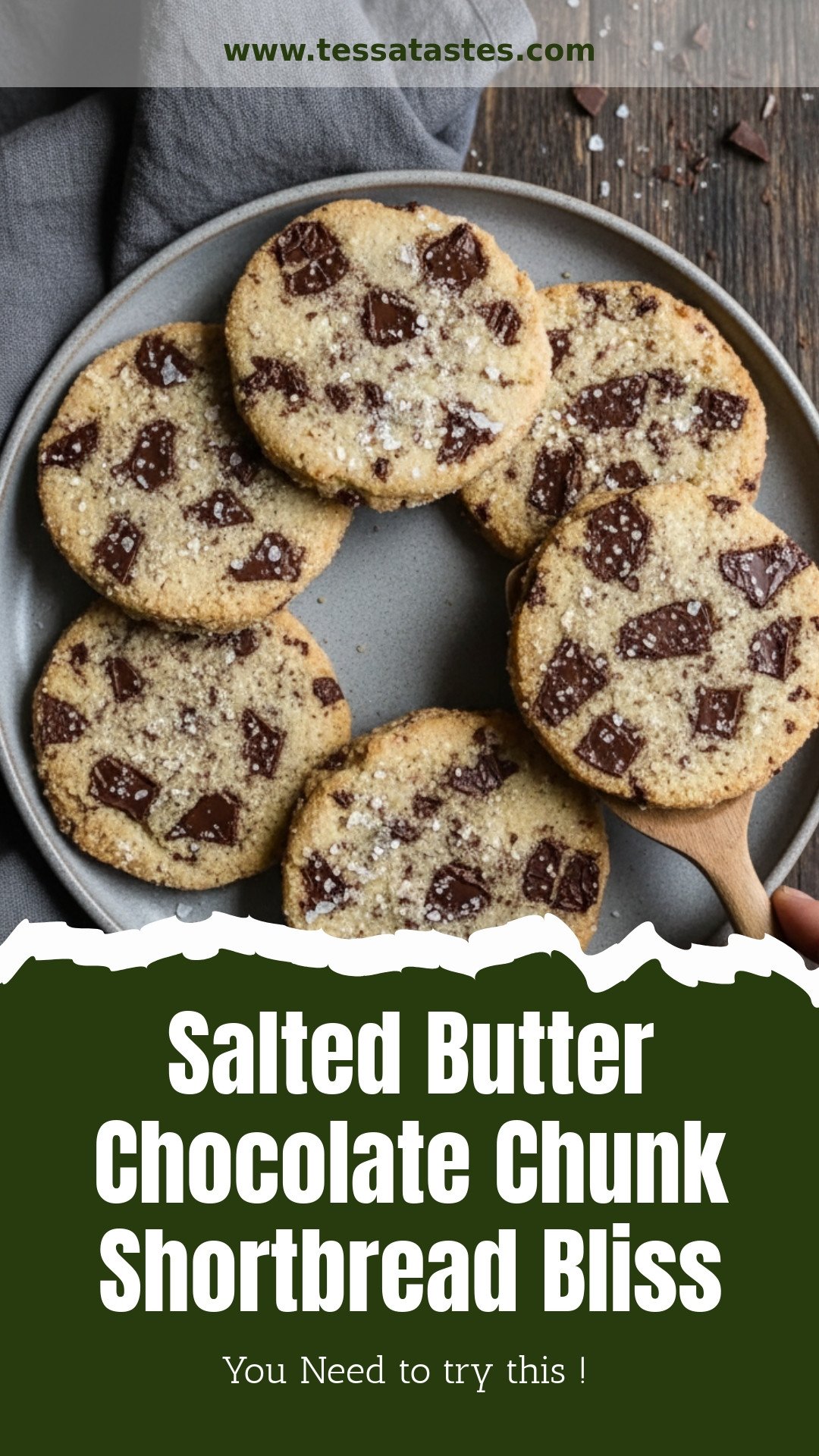 Decadent Salted Butter and Chocolate Chunk Shortbread Bliss