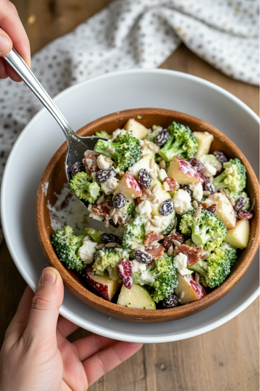 Apple Honeycrisp Broccoli Salad Recipe