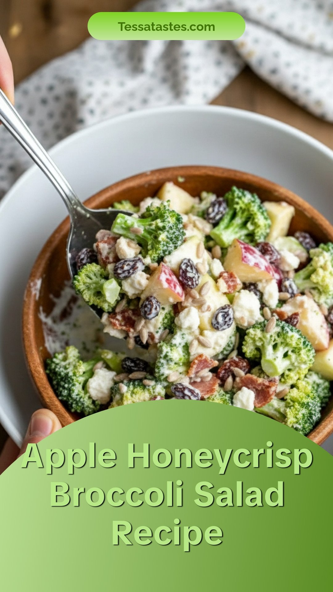 Apple Honeycrisp Broccoli Salad Recipe