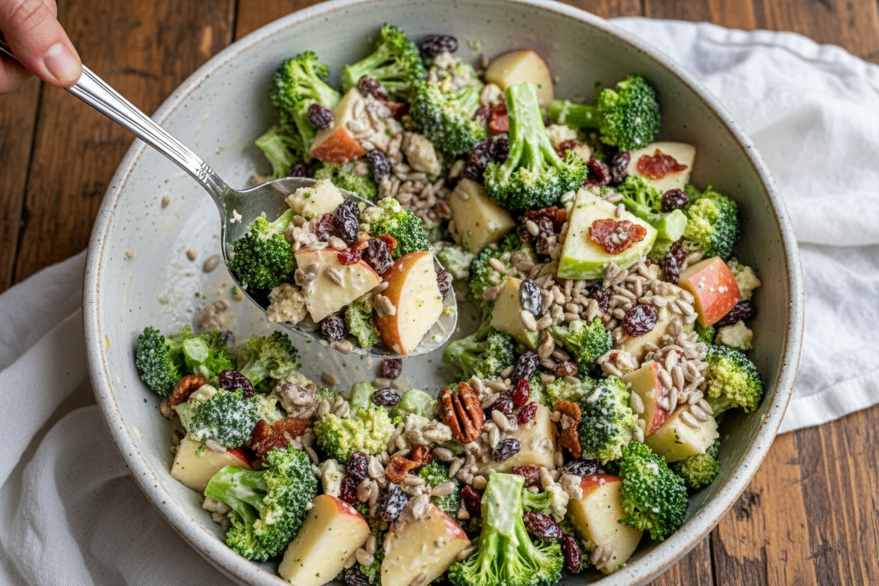 Apple Honeycrisp Broccoli Salad Recipe