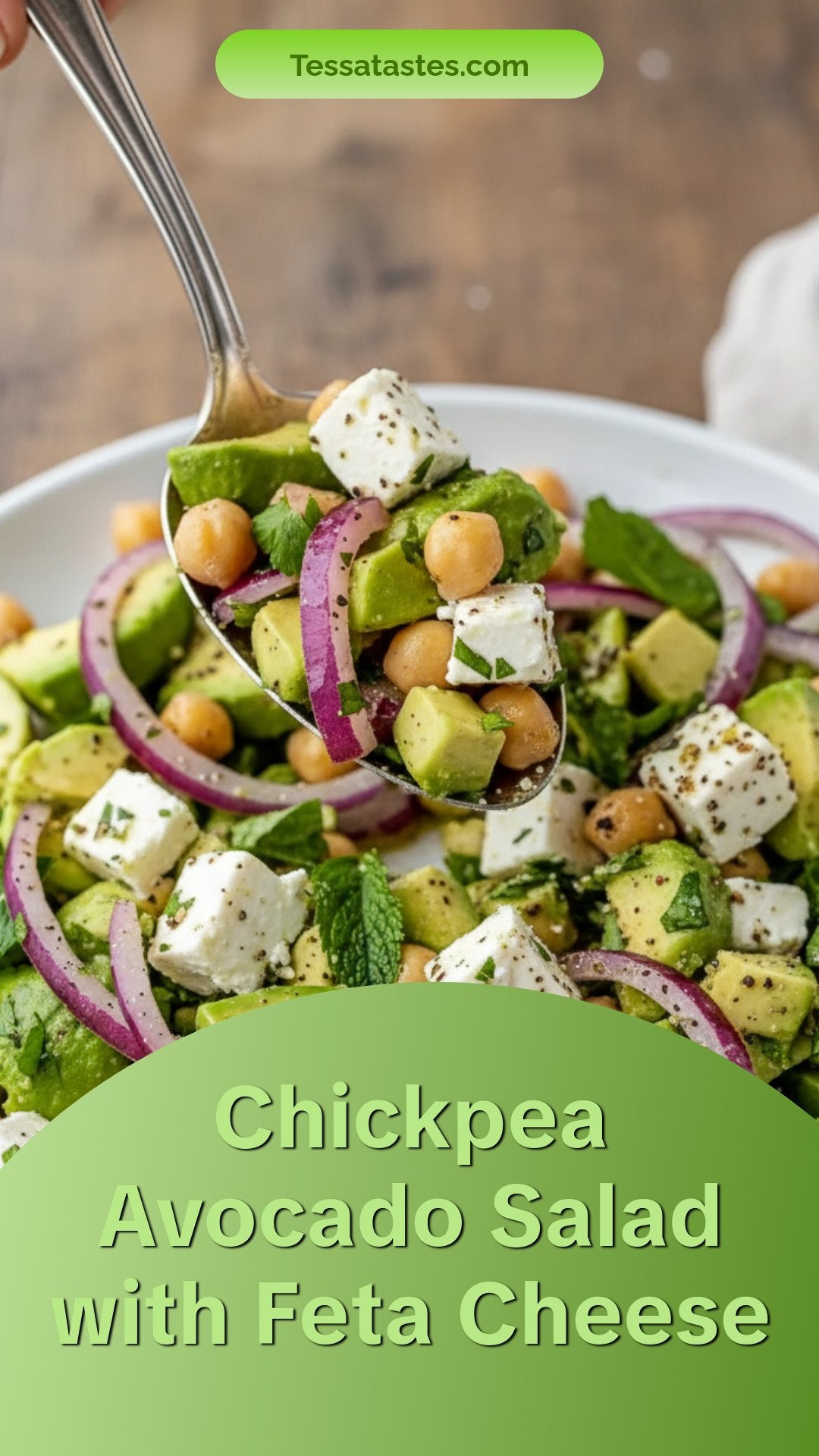 Chickpea Feta Avocado Salad Recipe