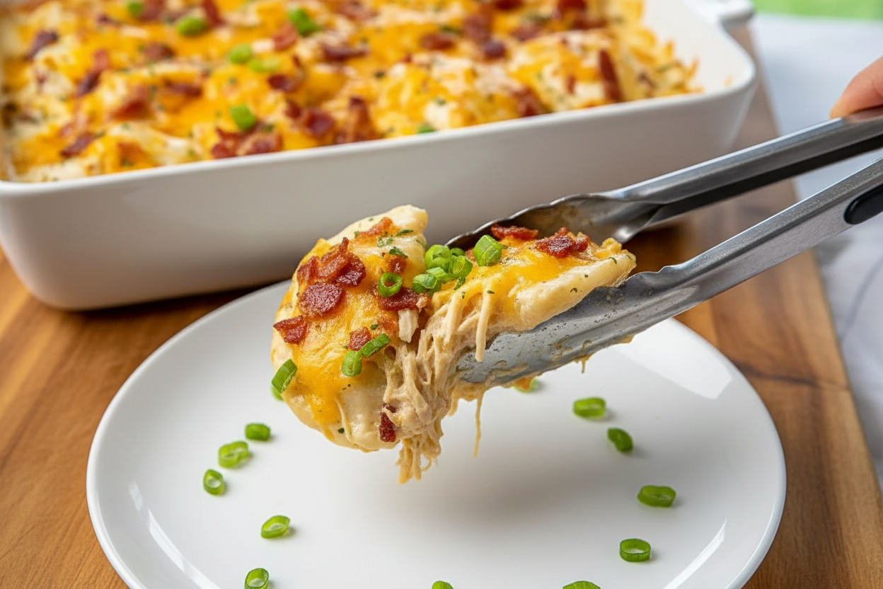 Crack Chicken Pierogi Casserole Recipe