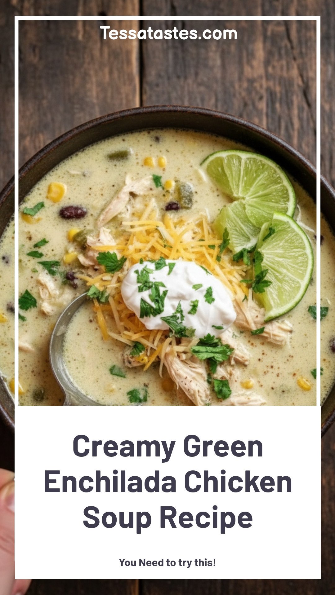 Creamy Green Enchiladas Chicken Soup
