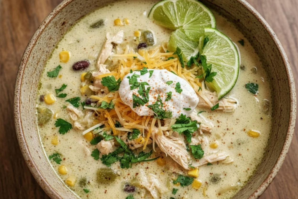 Creamy Green Enchilada Chicken Soup Recipe