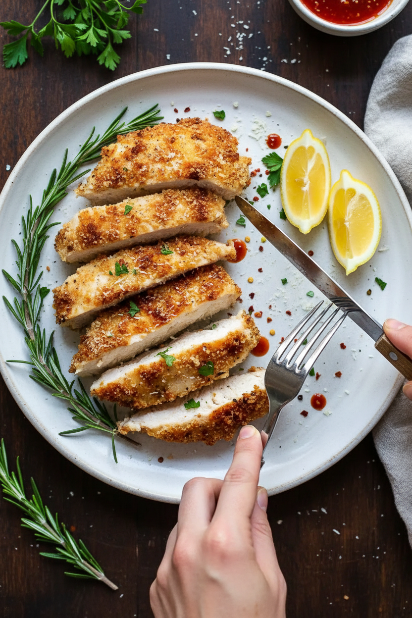 Air Fryer Breaded Chicken Breast