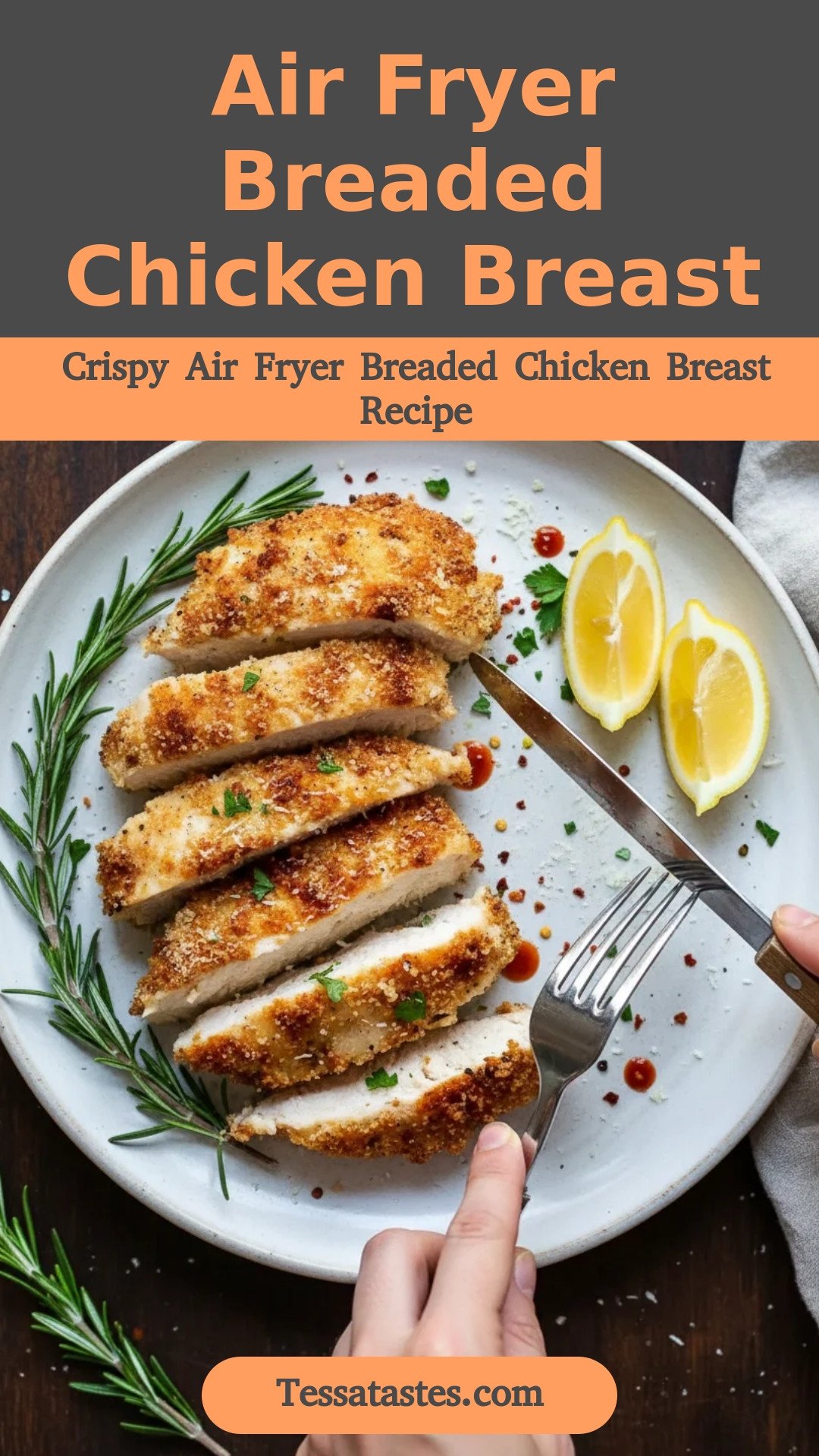 Air Fryer Breaded Chicken Breast
