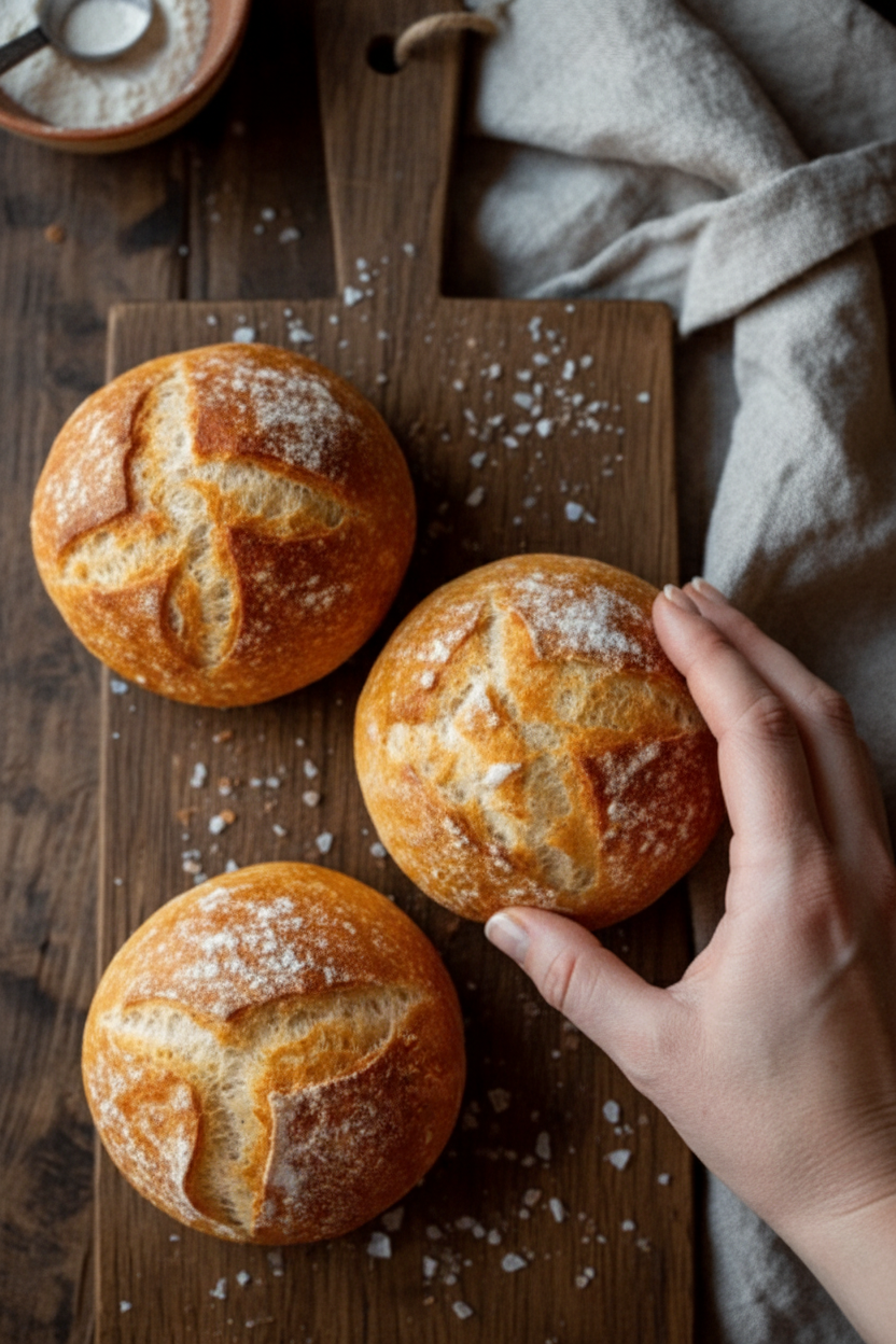 Crusty French Bread Rolls: Recipe and Baking Tips