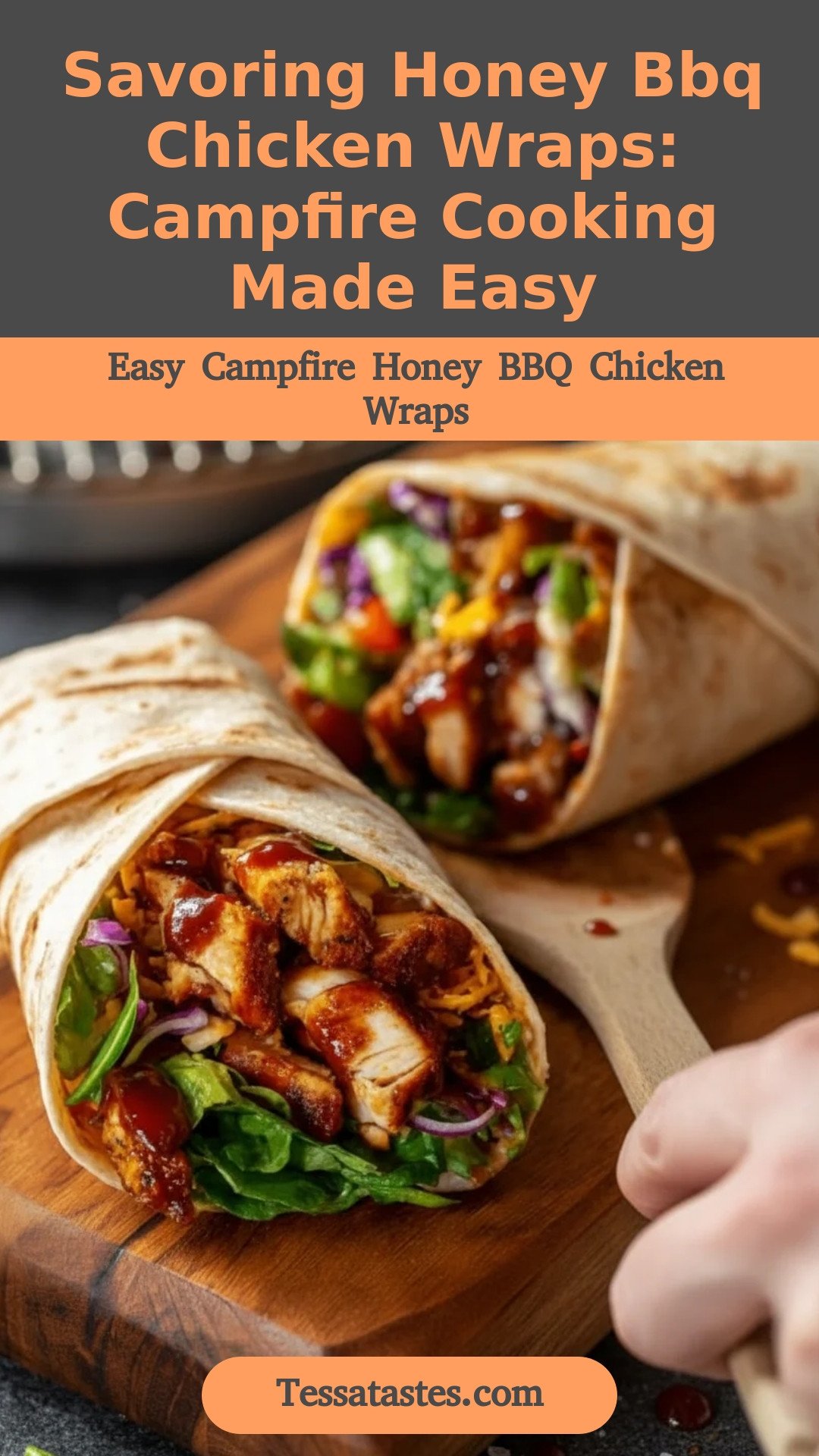 Savoring Honey Bbq Chicken Wraps: Campfire Cooking Made Easy