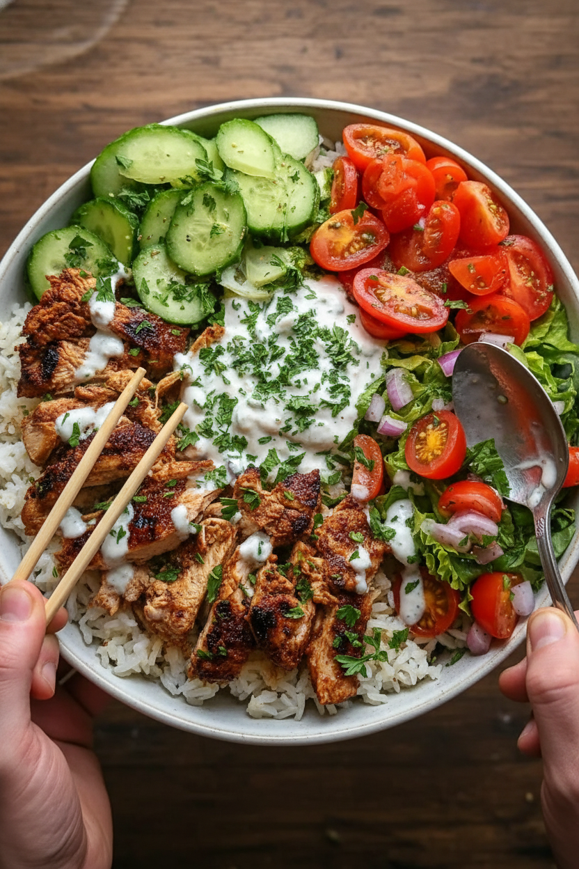 Chicken Shawarma Bowl Recipe