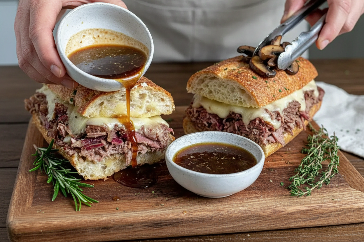 Easy French Dip Sandwich Au Jus Recipe