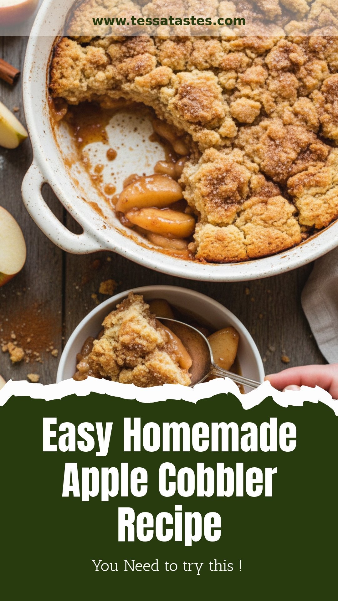 Homemade Apple Cobbler