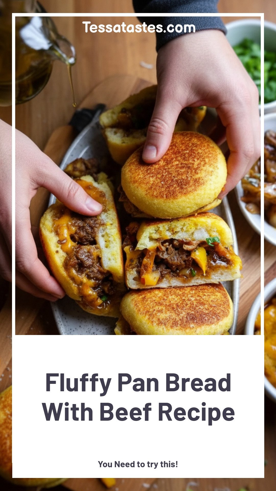 Fluffy Pan Bread With Beef