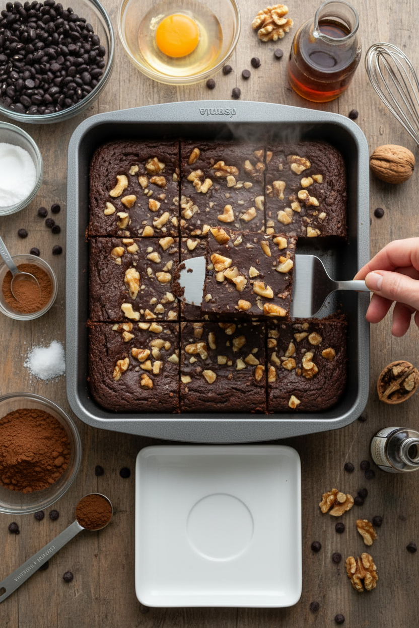 Fudgy Black Bean Brownies