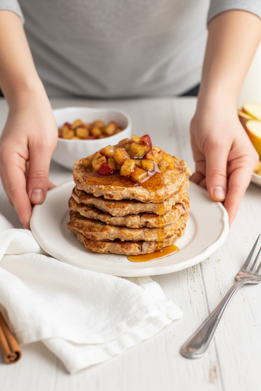 Healthy Apple Pancakes