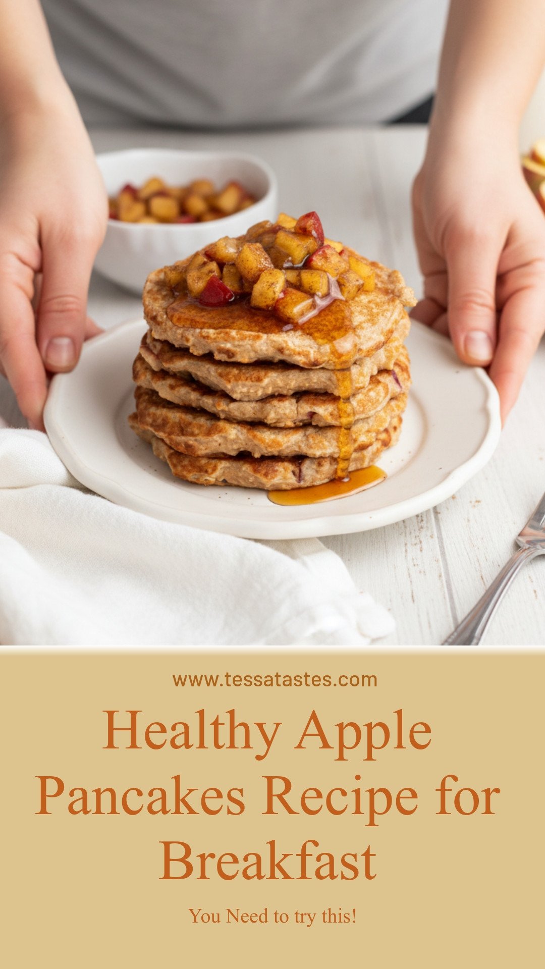 Healthy Apple Pancakes