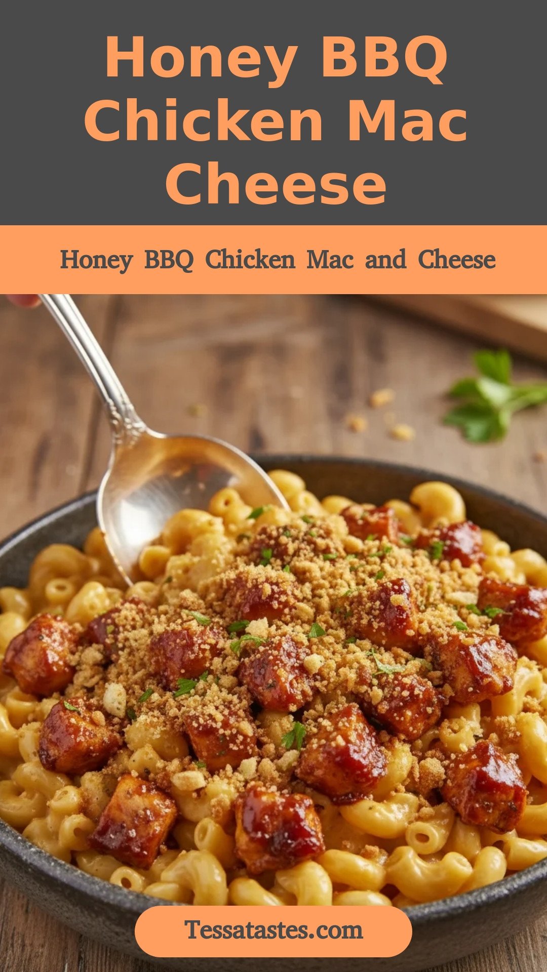 Honey BBQ Chicken Mac Cheese