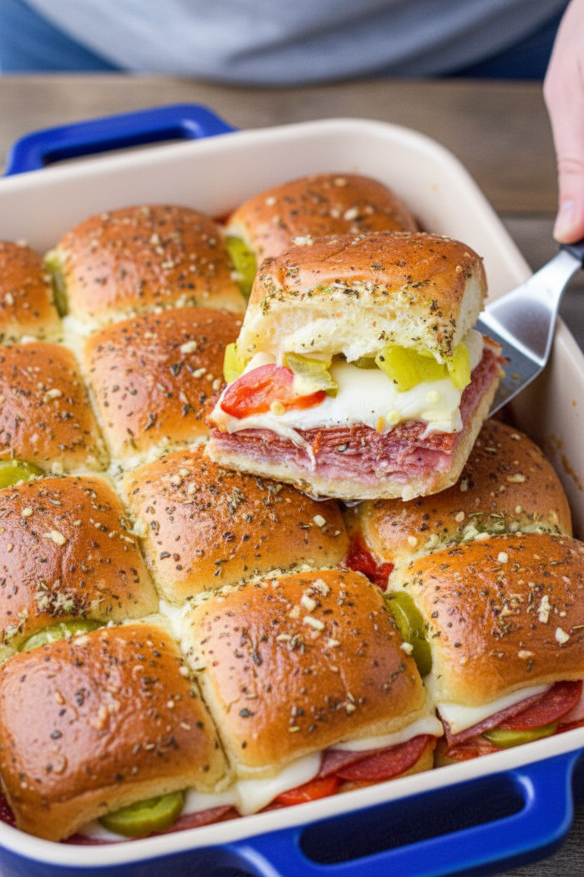 Hot Italian Sub Sliders