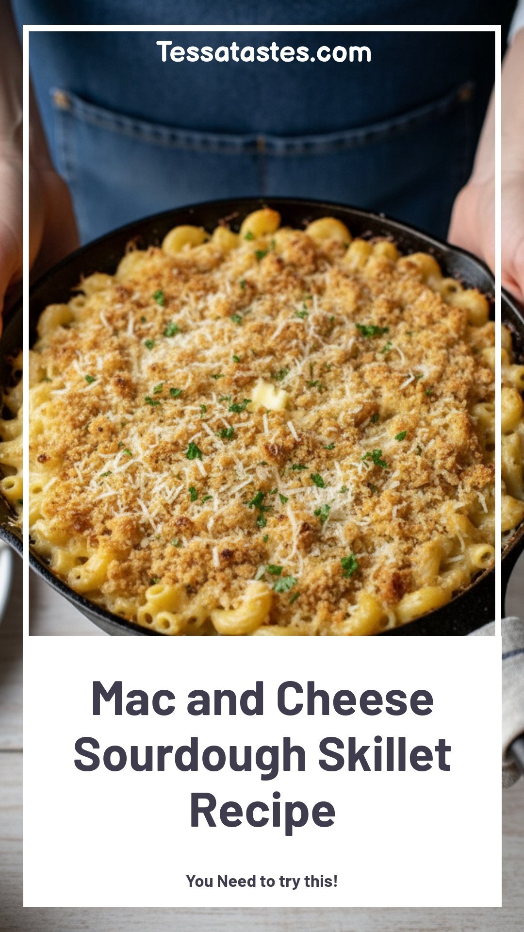 Mac and Cheese Sourdough Skillet