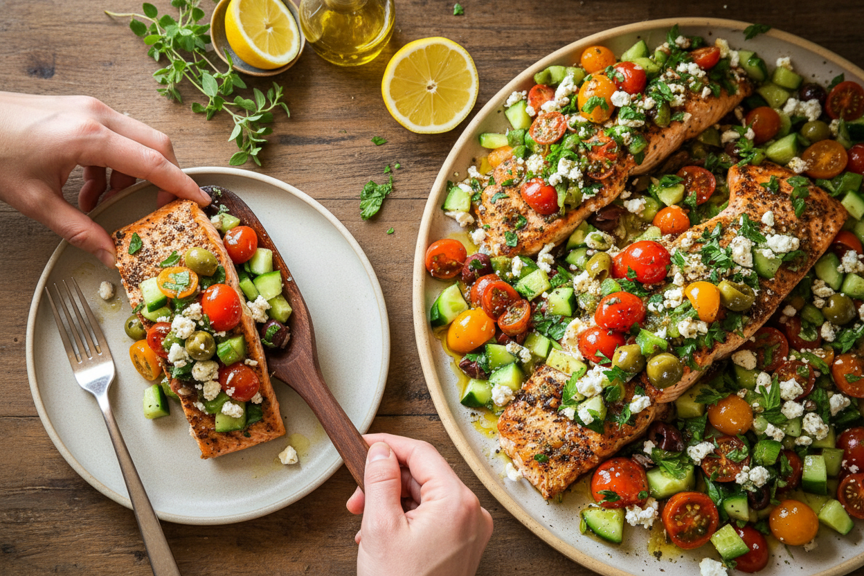 Mediterranean Salmon Recipe for Healthy Meals