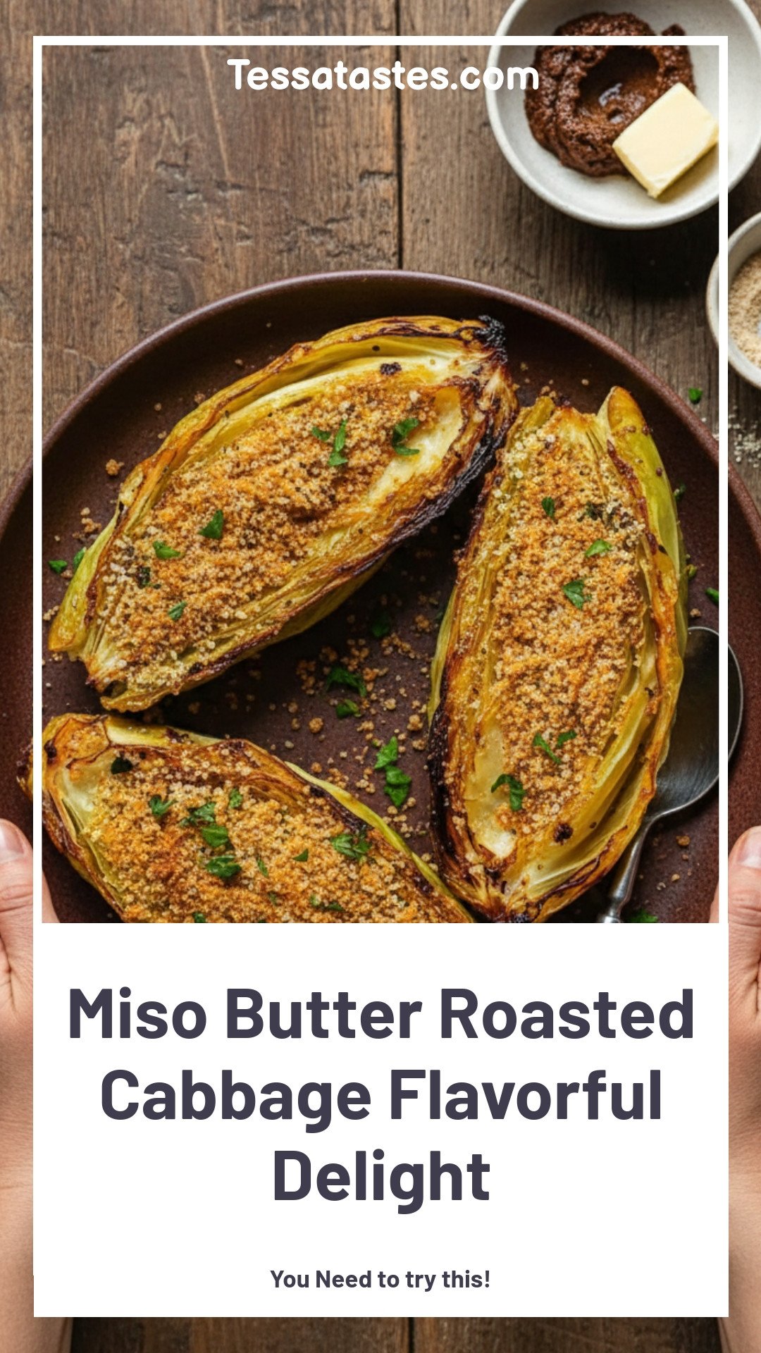 Miso Butter Roasted Cabbage: A Flavorful Veggie Delight