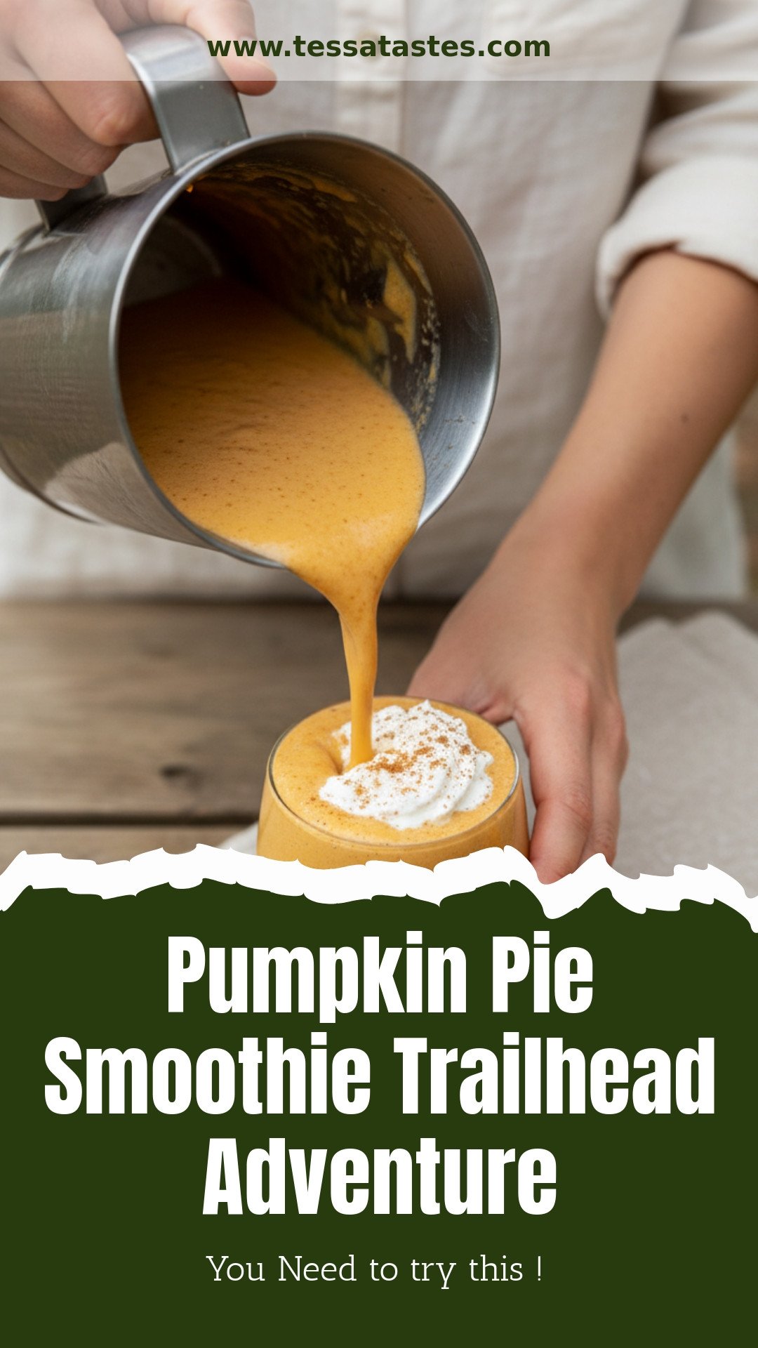 Trailhead Hunger: Savoring A Pumpkin Pie Smoothie Adventure