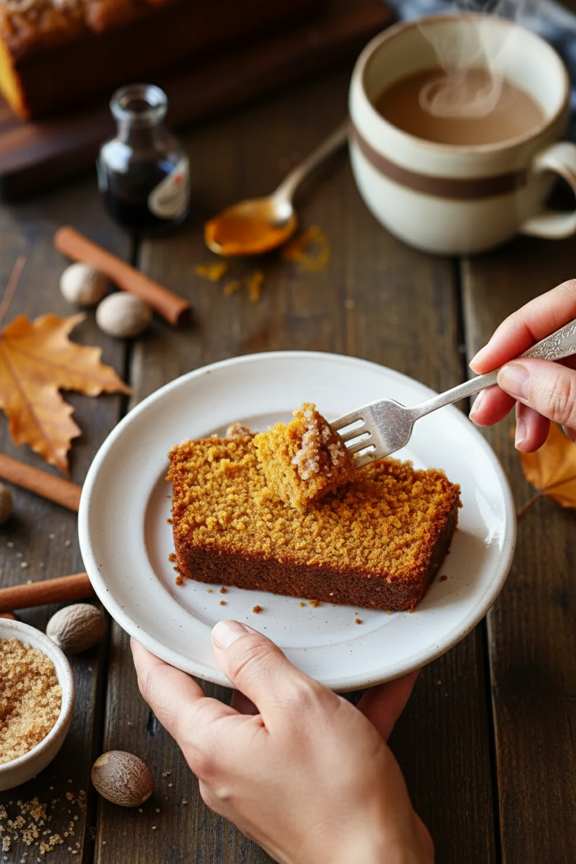 Indulge in Pumpkin Streusel Bread Loaf for Cozy Fall Mornings