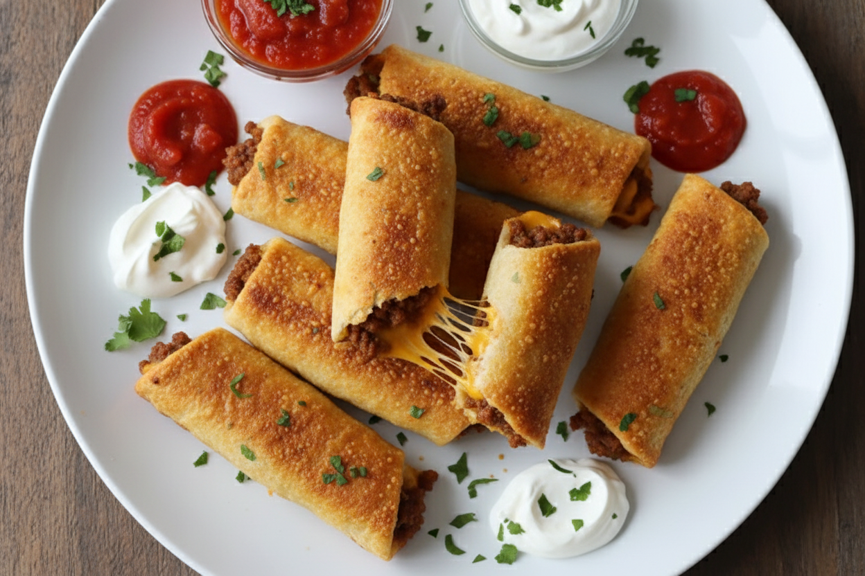 Quick Cheesy Taco Sticks Snack Recipe