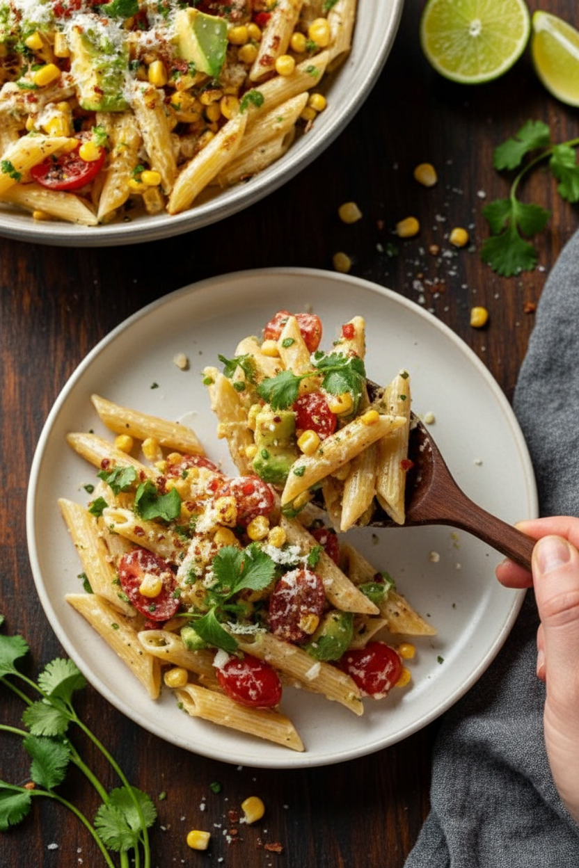 Quick And Flavorful Mexican Street Corn Pasta Salad To Brighten Weeknights