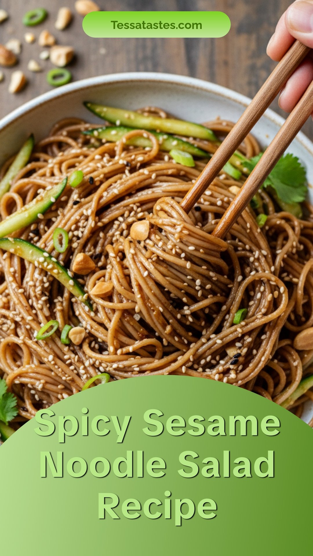 Spicy Sesame Noodle Salad