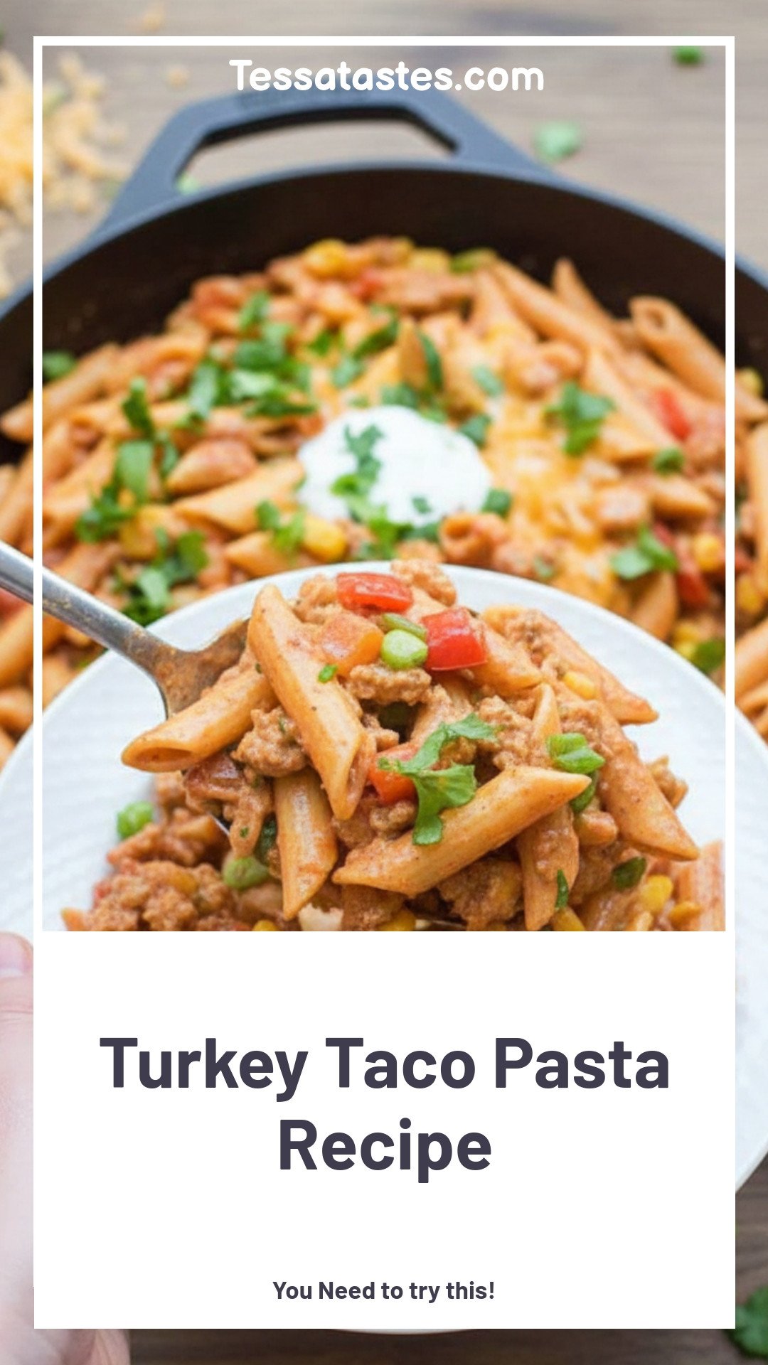 Turkey Taco Pasta