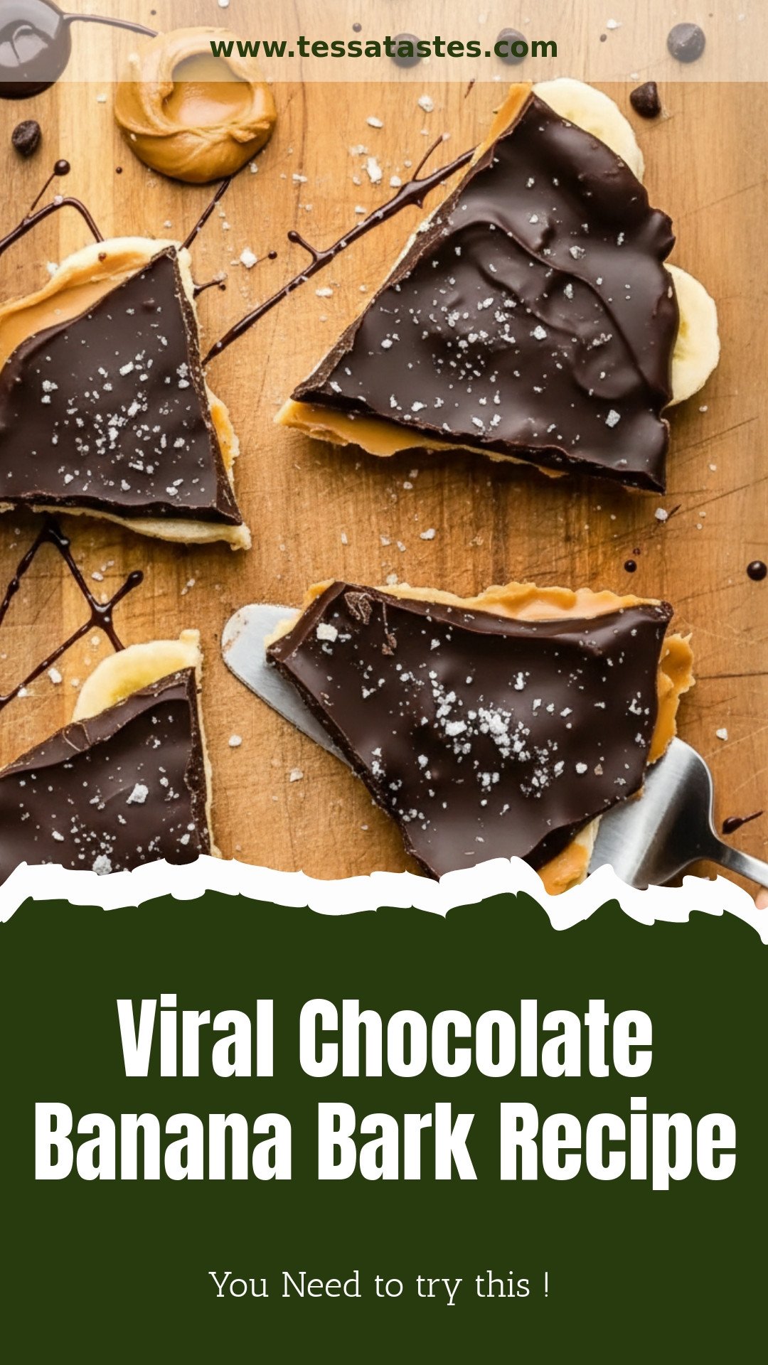 Viral Chocolate Banana Bark